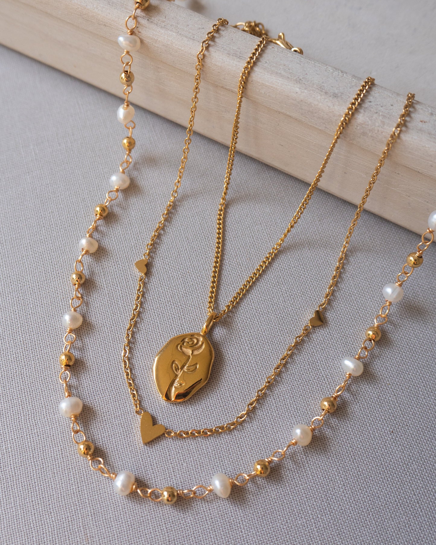 Annie Necklace | Gold