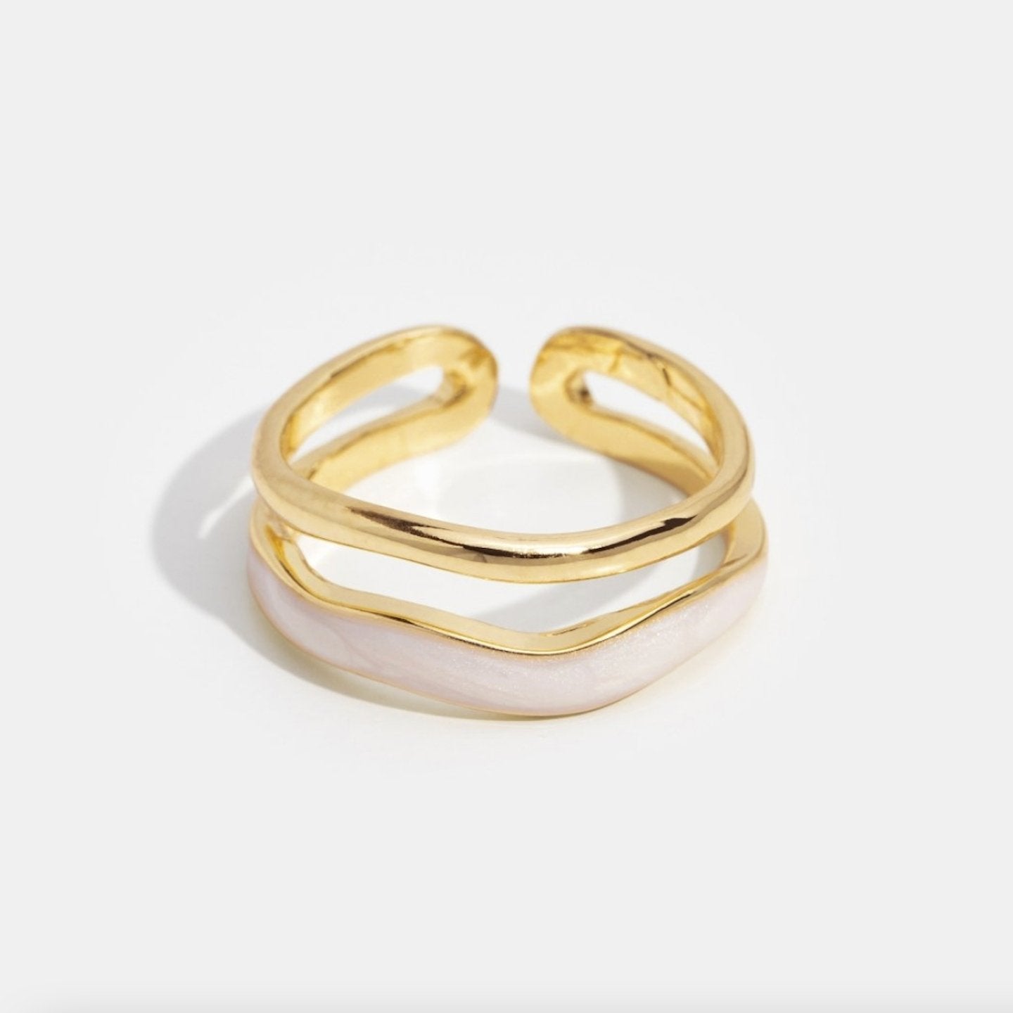 Layered Sahara Gold Ring