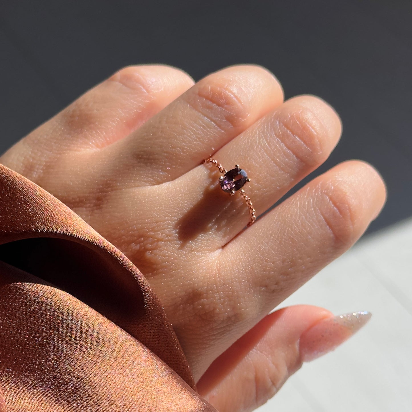 Chocolate Pink- Chain Ring