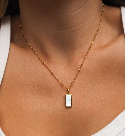 Camilia Necklace | White Shell