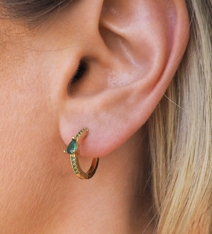 Devina Hoops | Emerald
