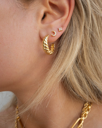 Raye Studs | Gold