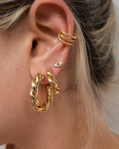 Vera Gold Hoops | Small