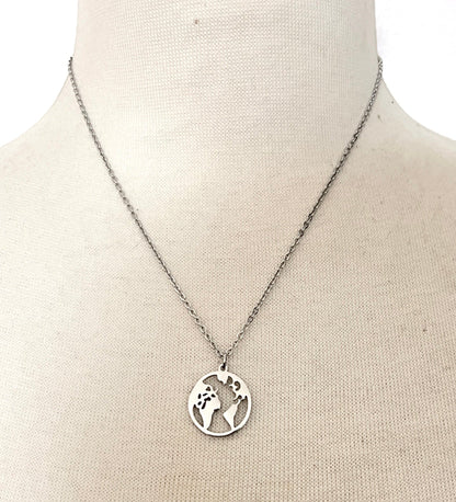 World Necklace | Silver