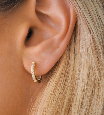 Willow Gold Hoops | Small