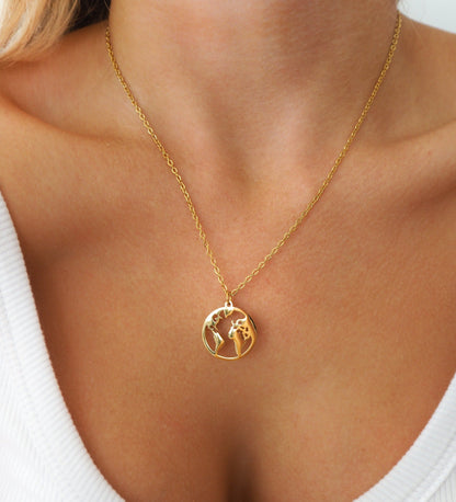 World Necklace | Gold