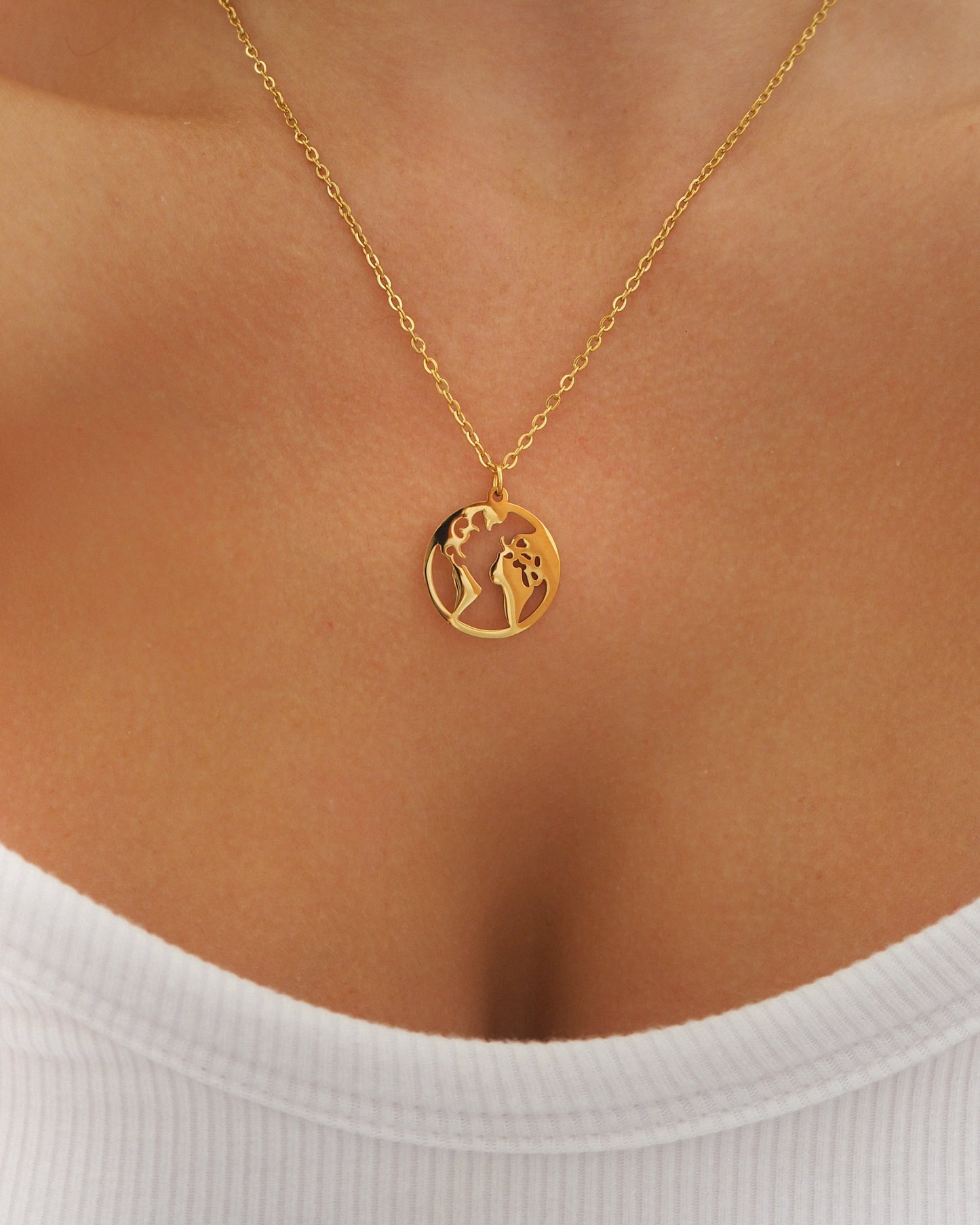 World Necklace | Gold