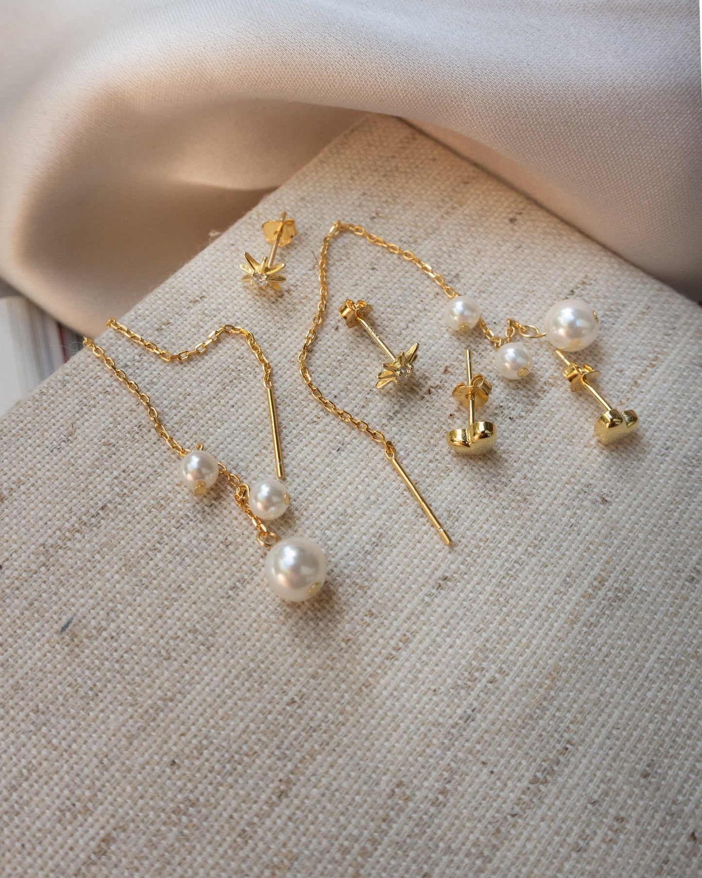 Mini Heart Studs | Gold