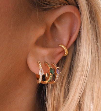 Devina Hoops | Emerald