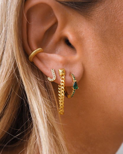 Devina Hoops | Emerald