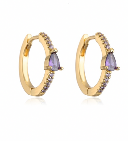 Devina Hoops | Purple