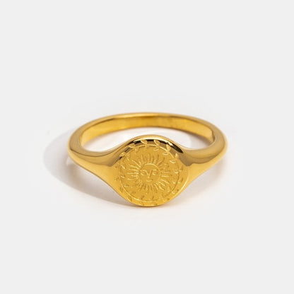 Summer Solstice Gold Ring